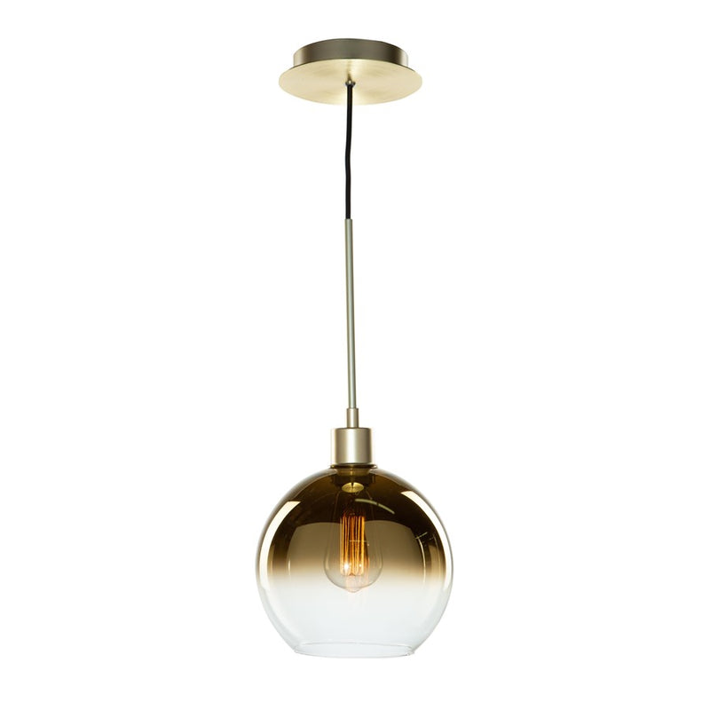 Artcraft Morning Mist Pendant, Gold/Clear