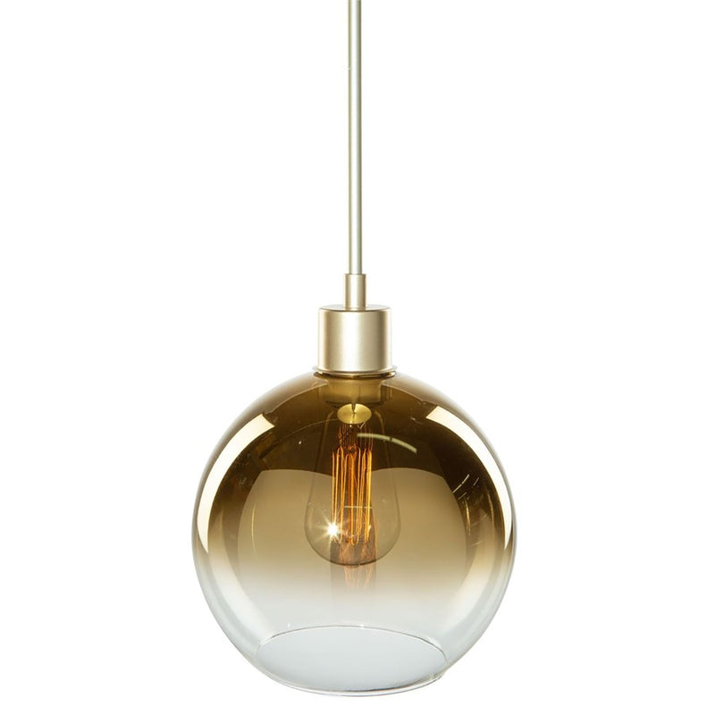 Artcraft Morning Mist Pendant, Gold/Clear