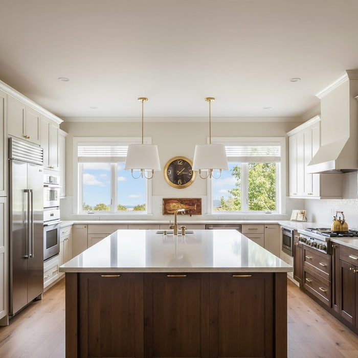 Artcraft Rhythm 3 Light Pendant, White