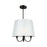 Artcraft Rhythm 3 Light Pendant, White