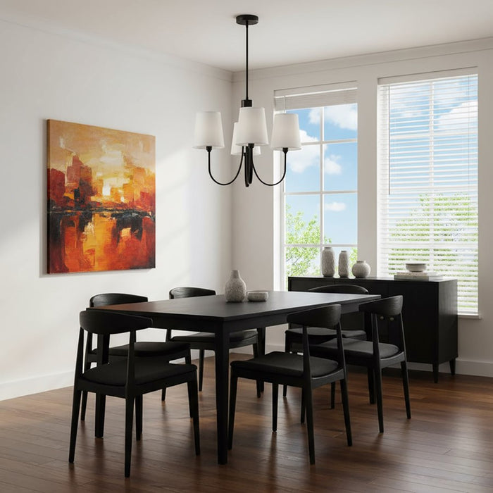 Artcraft Rhythm Chandelier, White