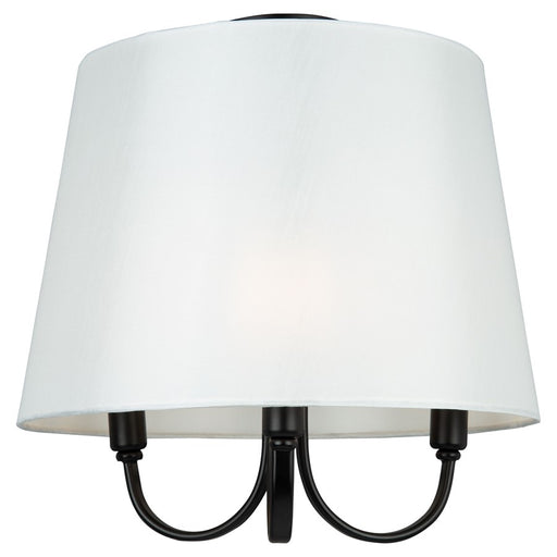 Artcraft Rhythm 3 Light Semi-Flush Mount, White