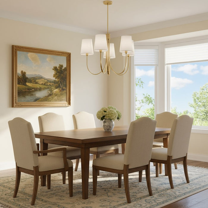 Artcraft Rhythm Chandelier, White