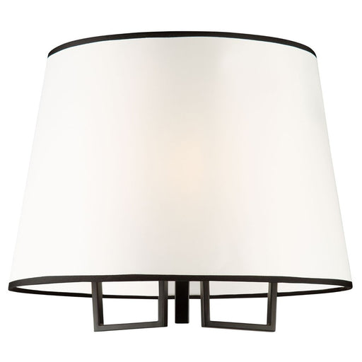 Artcraft Coco 3 Light Semi-Flush Mount, Black/Gold/White