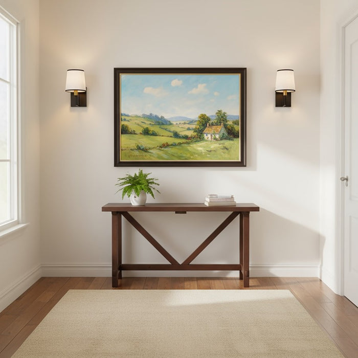 Artcraft Coco 1 Light Sconce, Black/Gold/White