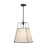 Artcraft Pullman 3 Light Pendant, Black/Cream - SC13363BK