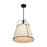 Artcraft Pullman 3 Light Pendant, Black/Cream