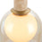 Artcraft Juna 4 Light Pendant, Brass/Amber/White