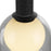 Artcraft Juna 6 Light Pendant, Black/Smoke/White
