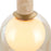 Artcraft Juna 6 Light Pendant, Brass/Amber/White