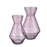 Atlas Lighting Abby Small Vase,Lt Pink