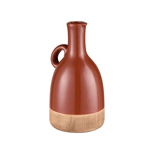 Atlas Lighting Adara Small Vase, Brick Red