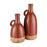 Atlas Lighting Adara Small Vase, Brick Red