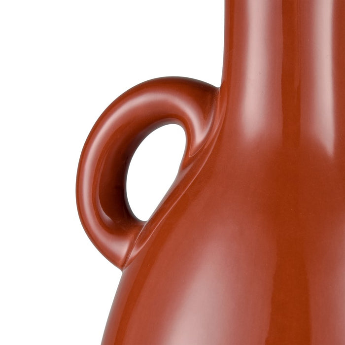 Atlas Lighting Adara Small Vase, Brick Red