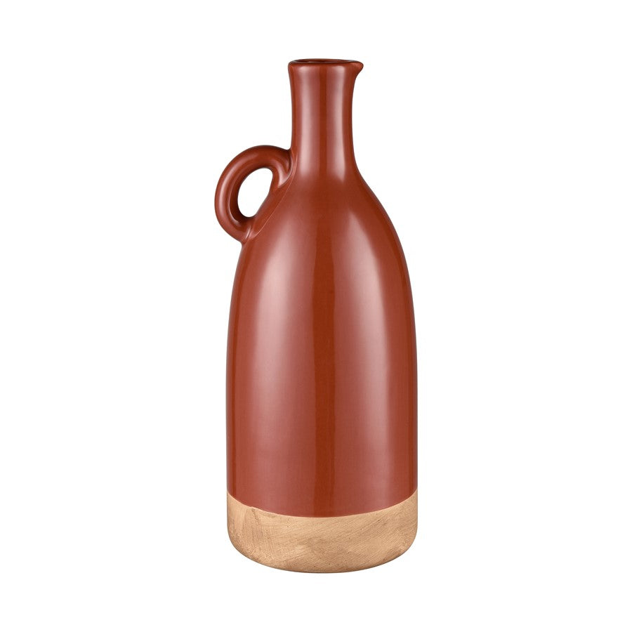 Atlas Lighting Adara Large Vase, Brick Red