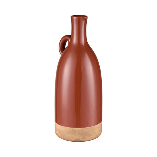 Atlas Lighting Adara Large Vase, Brick Red