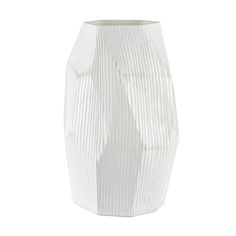 Atlas Lighting Aggie Large Vase, White