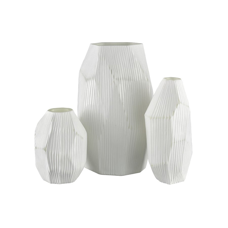 Atlas Lighting Aggie Large Vase, White