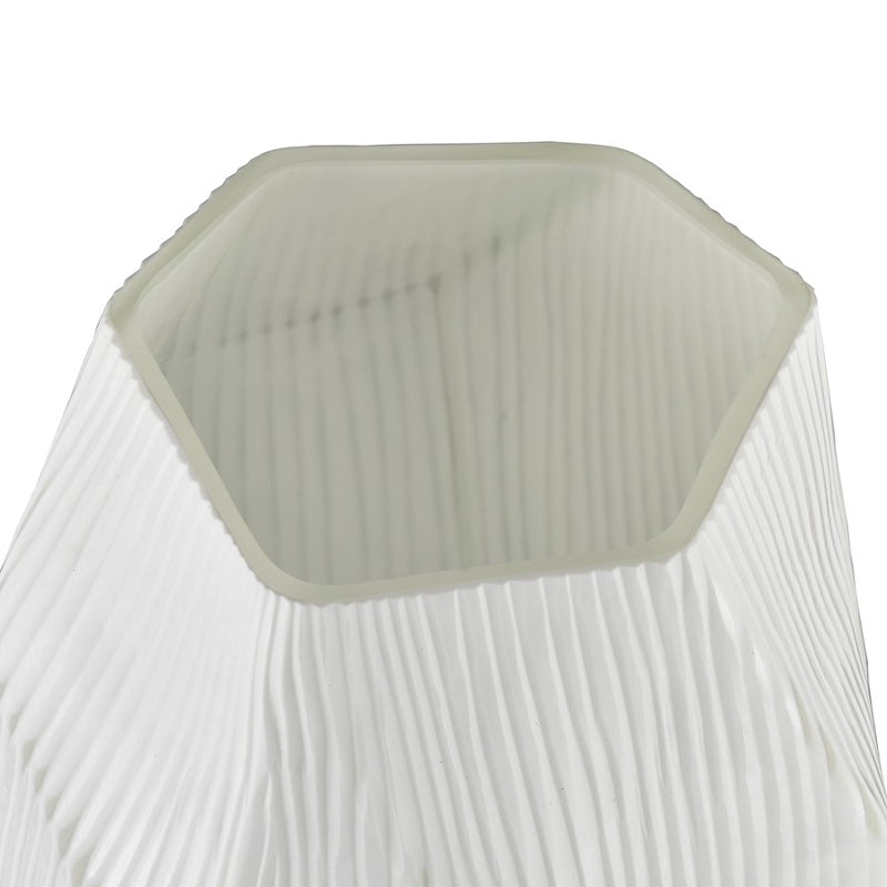 Atlas Lighting Aggie Large Vase, White