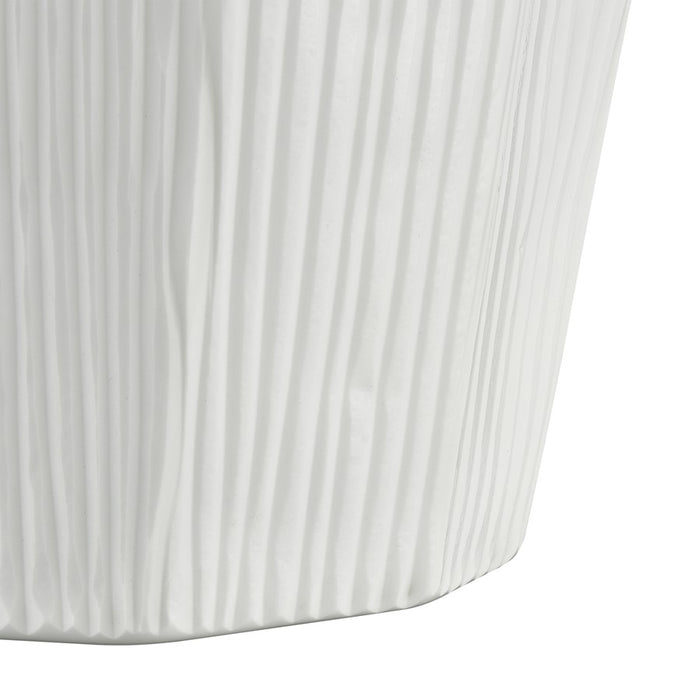 Atlas Lighting Aggie Large Vase, White