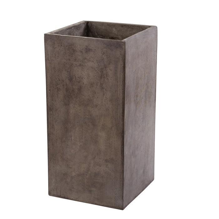 Atlas Lighting Al Fresco Planter, Short Gray