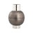 Atlas Lighting Allred Vase, Brushed Gunmetal