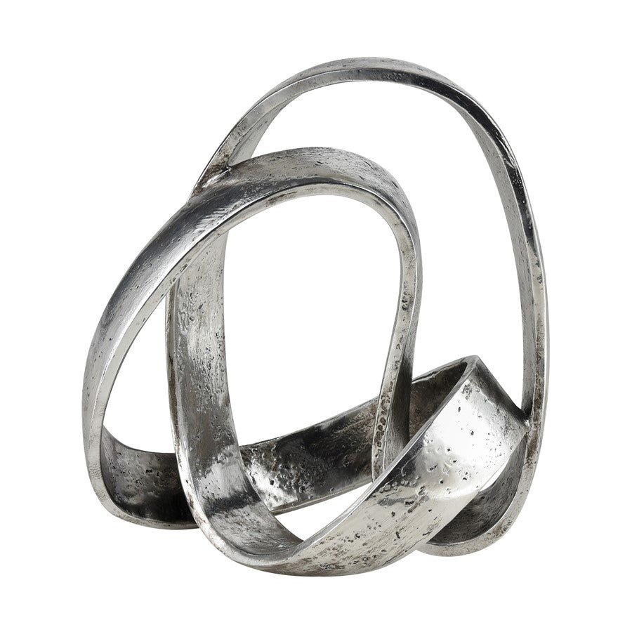 Atlas Lighting Amos Sculpture, Aged Silver