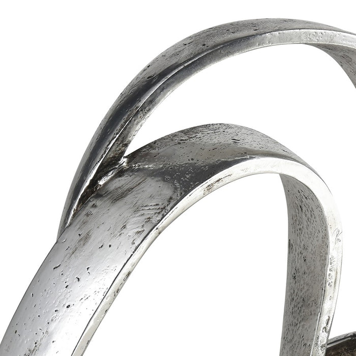 Atlas Lighting Amos Sculpture, Aged Silver