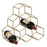 Atlas Lighting Angular Study Wine Rack, Gold