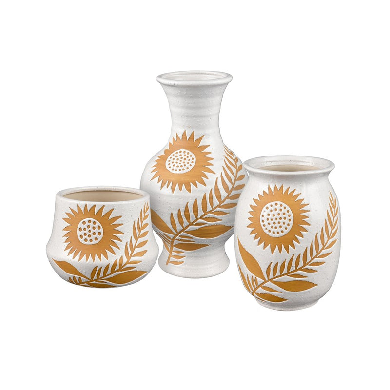 Atlas Lighting Annie Medium Vase, White
