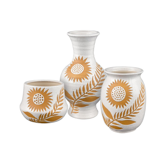 Atlas Lighting Annie Medium Vase, White