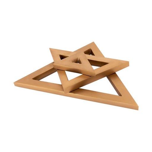 Atlas Lighting Ara Object Set of 3, Gold