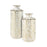 Atlas Lighting Ardoz Vase Set of 2, Antique White