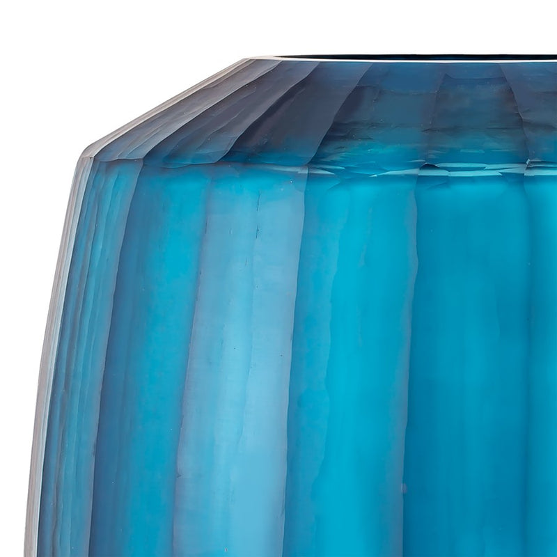 Atlas Lighting Aria Large Vase, Blue