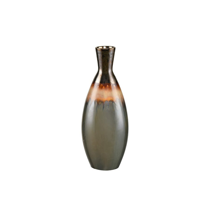 Atlas Lighting Arne Small Vase, Brown Reactive