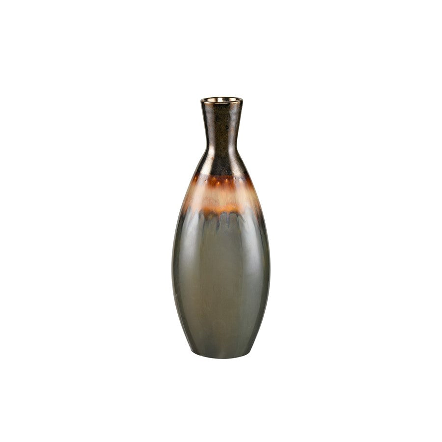 Atlas Lighting Arne Small Vase, Brown Reactive