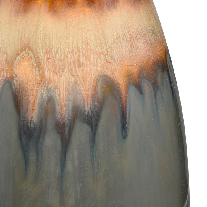 Atlas Lighting Arne Small Vase, Brown Reactive