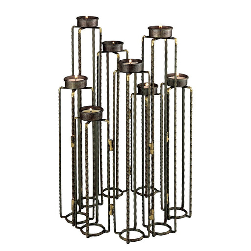 Atlas Lighting Ascencio Candleholder, Aged Brass