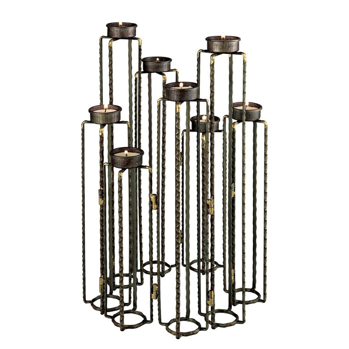 Atlas Lighting Ascencio Candleholder, Aged Brass