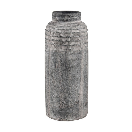 Atlas Lighting Ashe Large Vase, Antique Dark Gray