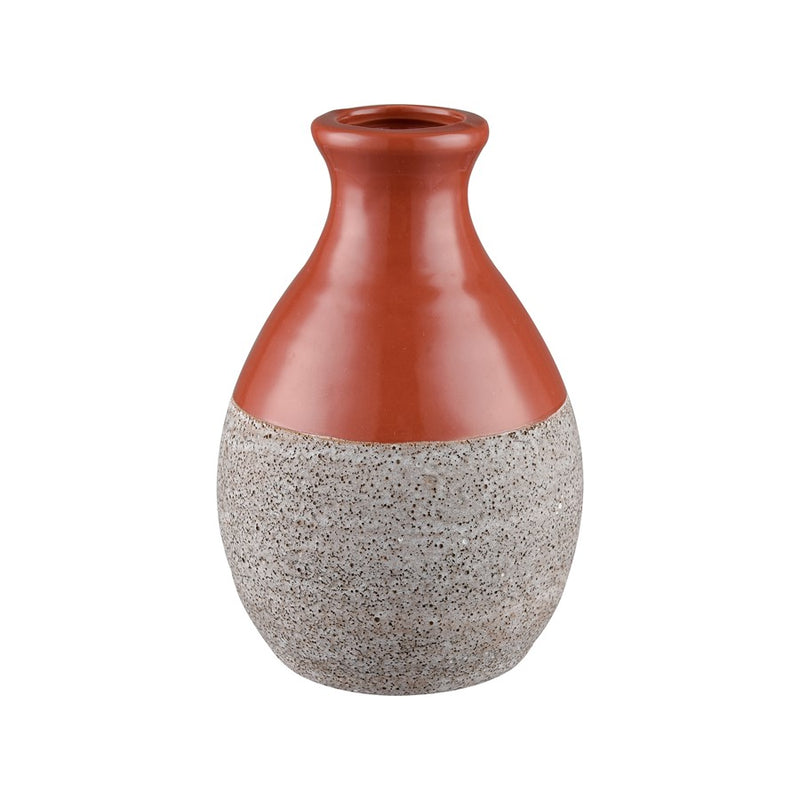 Atlas Lighting Baer Vase, Set of 3, Brick Red