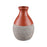 Atlas Lighting Baer Vase, Set of 3, Brick Red