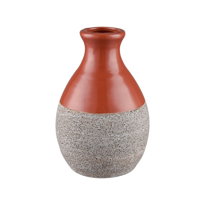 Atlas Lighting Baer Vase, Set of 3, Brick Red