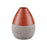 Atlas Lighting Baer Vase, Set of 3, Brick Red