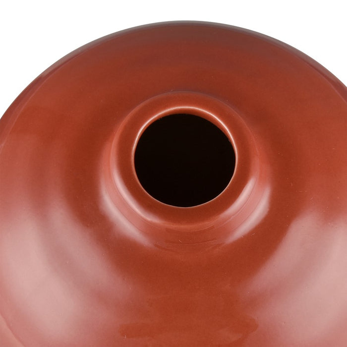 Atlas Lighting Baer Vase, Set of 3, Brick Red