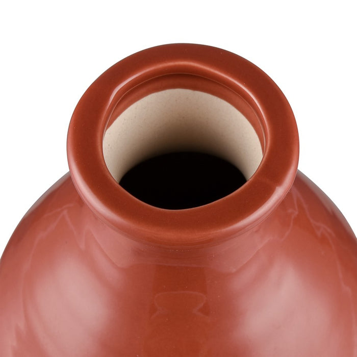 Atlas Lighting Baer Vase, Set of 3, Brick Red