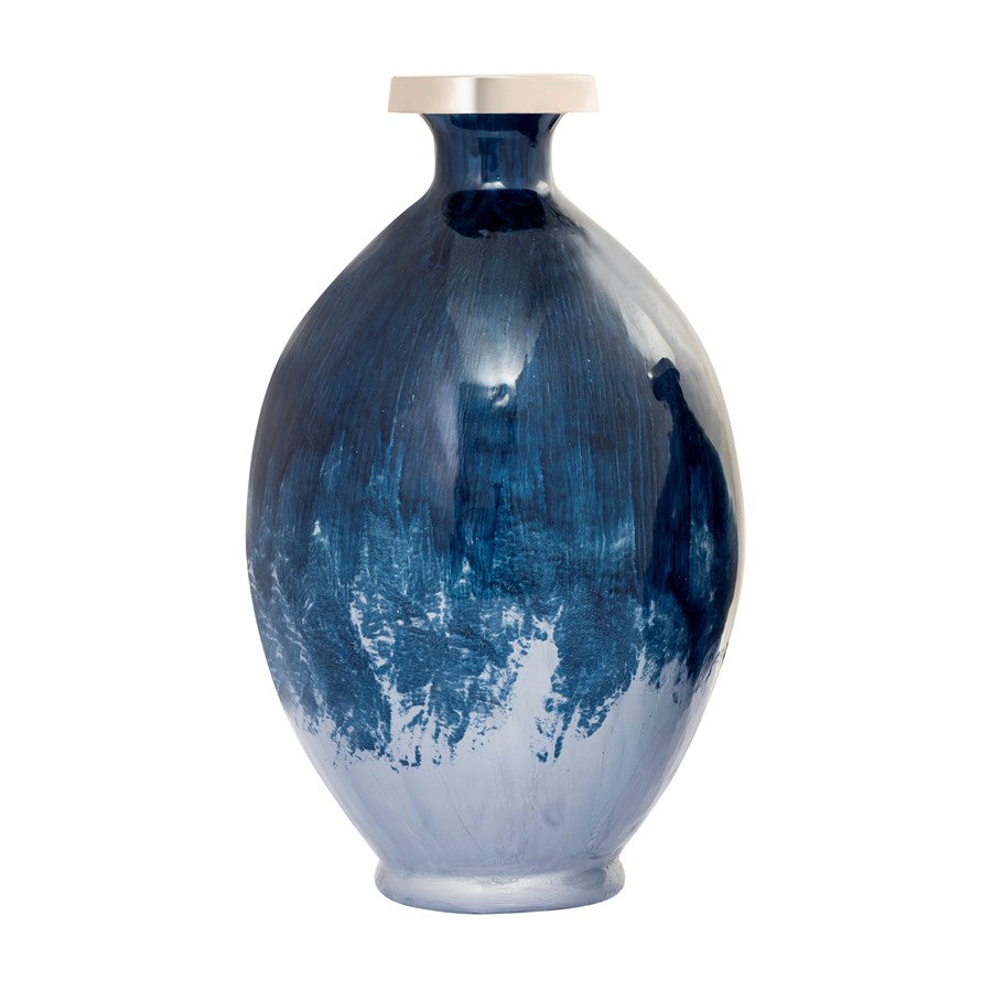 Atlas Lighting Bahama Medium Vase, Blue