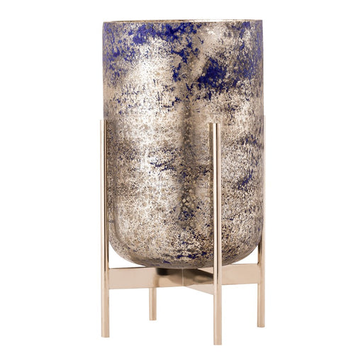 Atlas Lighting Bailey Medium Vase, Antique Silver