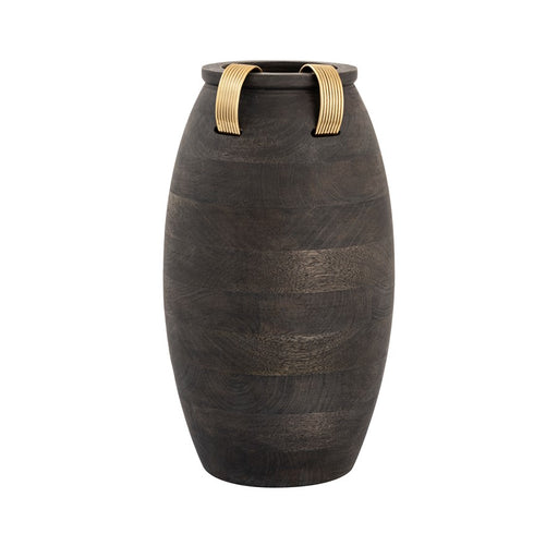 Atlas Lighting Barone Large Vase, Ebonized