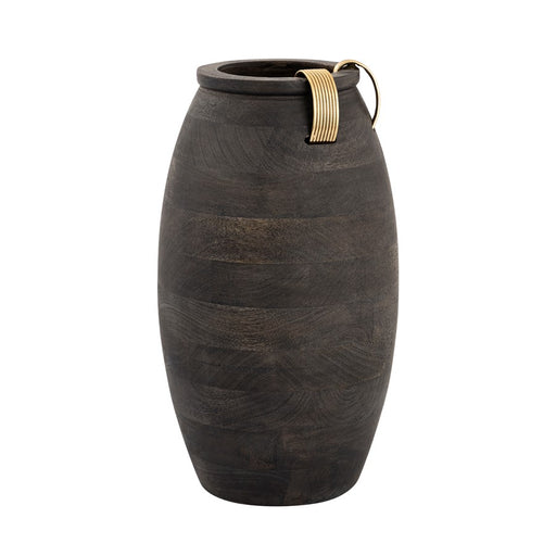 Atlas Lighting Barone Large Vase, Ebonized